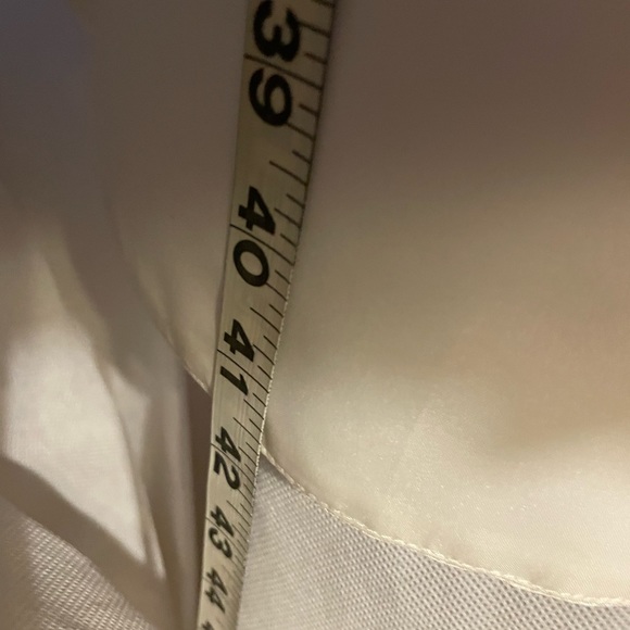 Wedding Dress- Custom High Low-Lavel is a size 10, altered and can fit a size 2 - Picture 10 of 11